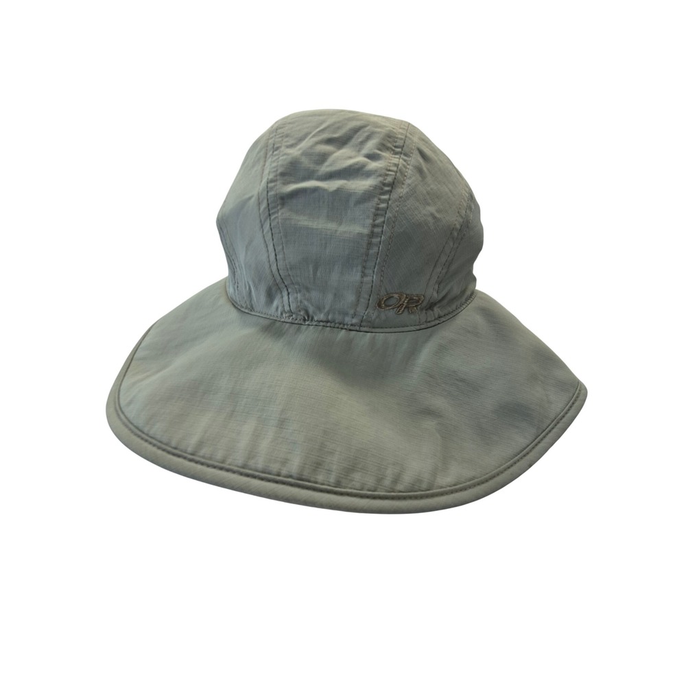 Outdoor Research Oasis Sun Sombrero Hat Medium Sage Green Wide Brim Hiking